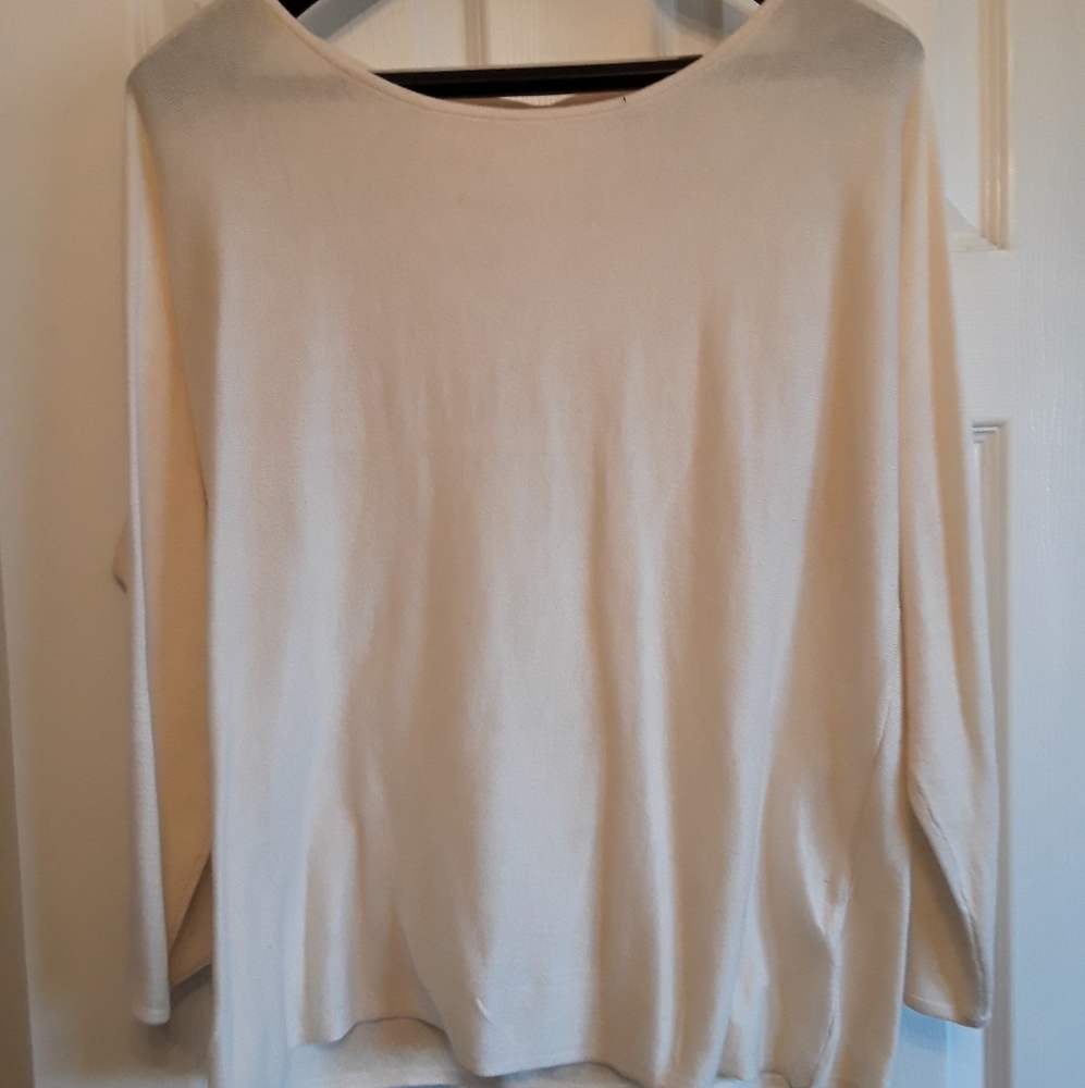 Cream blouse